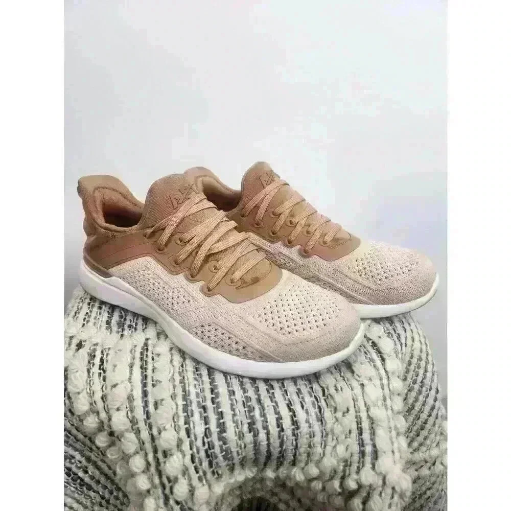 APL Techloom Tracer Sneakers Running Shoes Womens 6.5 In Caramel